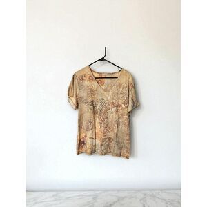 Women's Size Large XE IT  USA Beaded Front Top -- ITEM #3335